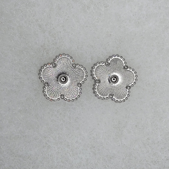 Stainless Steel Jewelry - Vintage-Inspired Silver Filigree Earrings